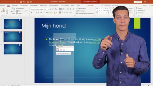 Video Powerpoint: tekst, inhoud en opmaak - ICT vaardigheden 1ste graad A