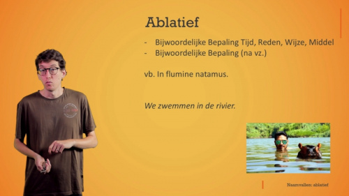 Video De ablatief: introductie -  1ste graad A