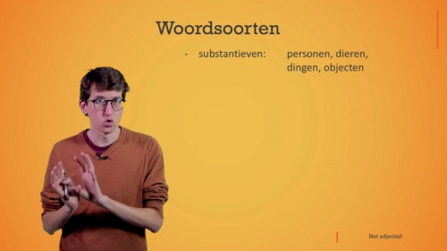 Video Woordsoorten: het adjectief algemeen - Klassieke taal en cultuur 1ste graad A