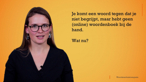 Video De betekenis van woorden achterhalen dankzij woordenschatstrategieën. - Nederlands 1ste graad A