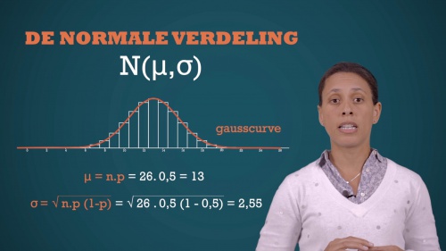 Video Het verband tussen de binomiale verdeling en normale verdeling - Wiskunde 3de graad