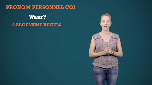 Video Le Pronom Personnel COI: Plaats in de zin. -  2de graad