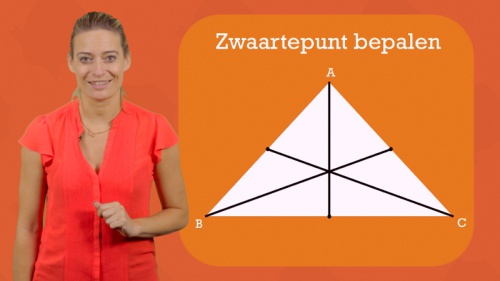 Video Zwaartelijn - construeren - Wiskunde 1ste graad A