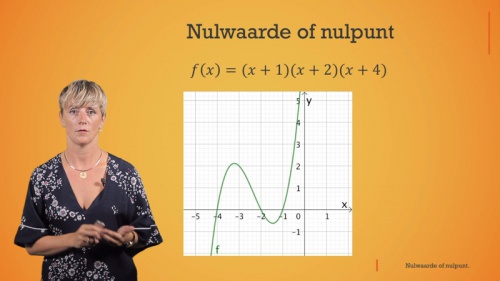 Video Nulpunten of Nulwaarden van een functie - Wiskunde 2de graad