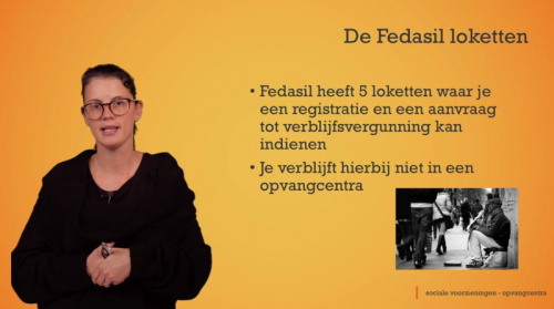 Video Opvangcentra: Fedasil en minderjarigen -  2de graad