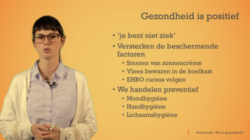 Video Gezond zijn: gezondheid - Mens & samenleving 1ste graad A