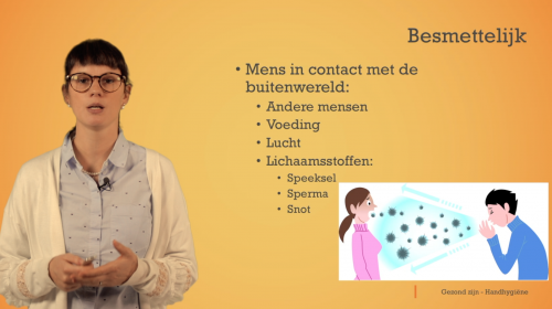 Video Handhygiëne, bacteriën, virussen en besmetting -  1ste graad A