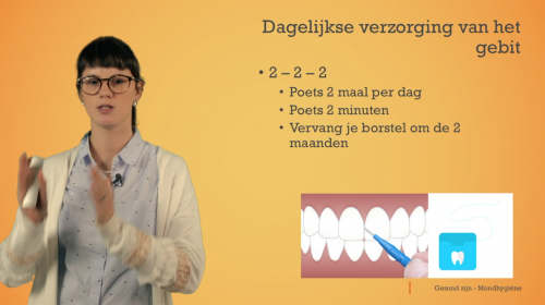 Video Mondhygiëne: mondverzorging en reinigen gebit - Mens & samenleving 1ste graad A