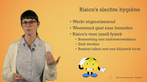 Video Risico's & preventie in verband met de hygiëne - Mens & samenleving 1ste graad A