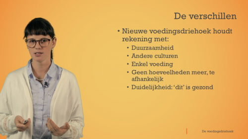 Video Verschillen tussen oude en nieuwe voedingsdriehoek - Mens & samenleving 1ste graad A