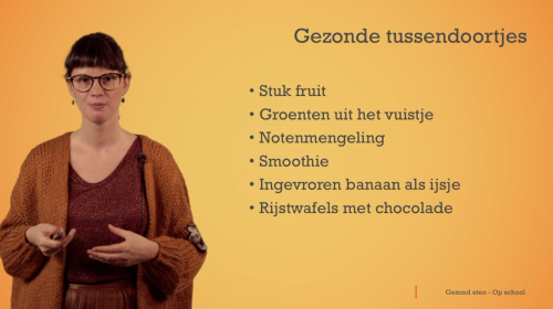 Video Gezond leven: tips voor tussendoortje - Mens & samenleving 1ste graad A