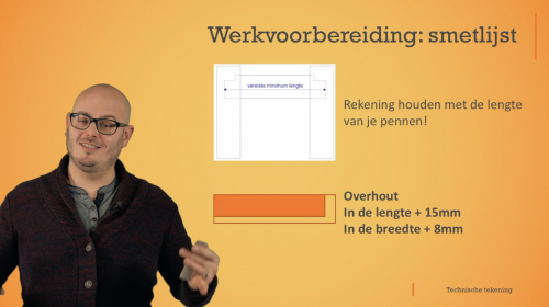 Video Werkvoorbereiding: smetlijst, gereedschappen en werkvolgorde -  2de graad