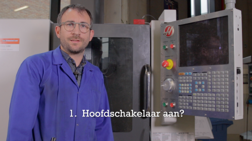 Video De CNC-machine opstarten -  2de graad