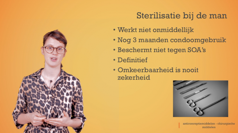 Chirurgische middelen: sterilisatie bij man en vrouw