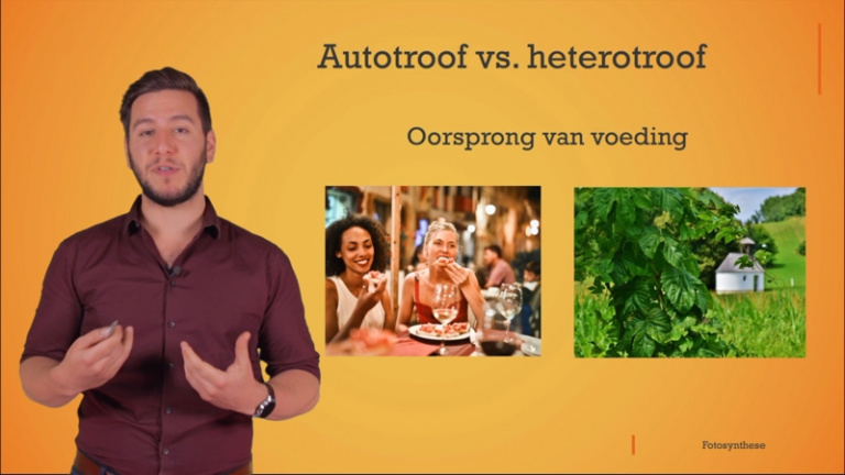 Autotroof vs. heterotroof