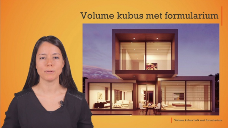 Volume kubus balk met formularium