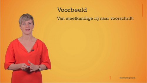 Video Van een meetkundige rij naar een voorschrift en omgekeerd. -  2de graad