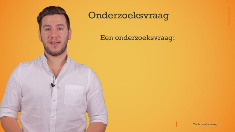 Het formuleren van een goede onderzoeksvraag