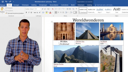Video Word: opmaak kopiëren en plakken -  1ste graad A